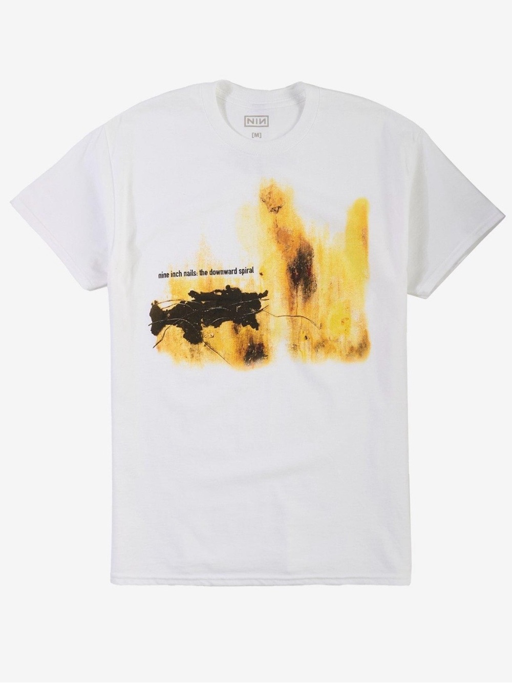 Hot Topic White Tee Nine Inch Nails The Downward Spiral